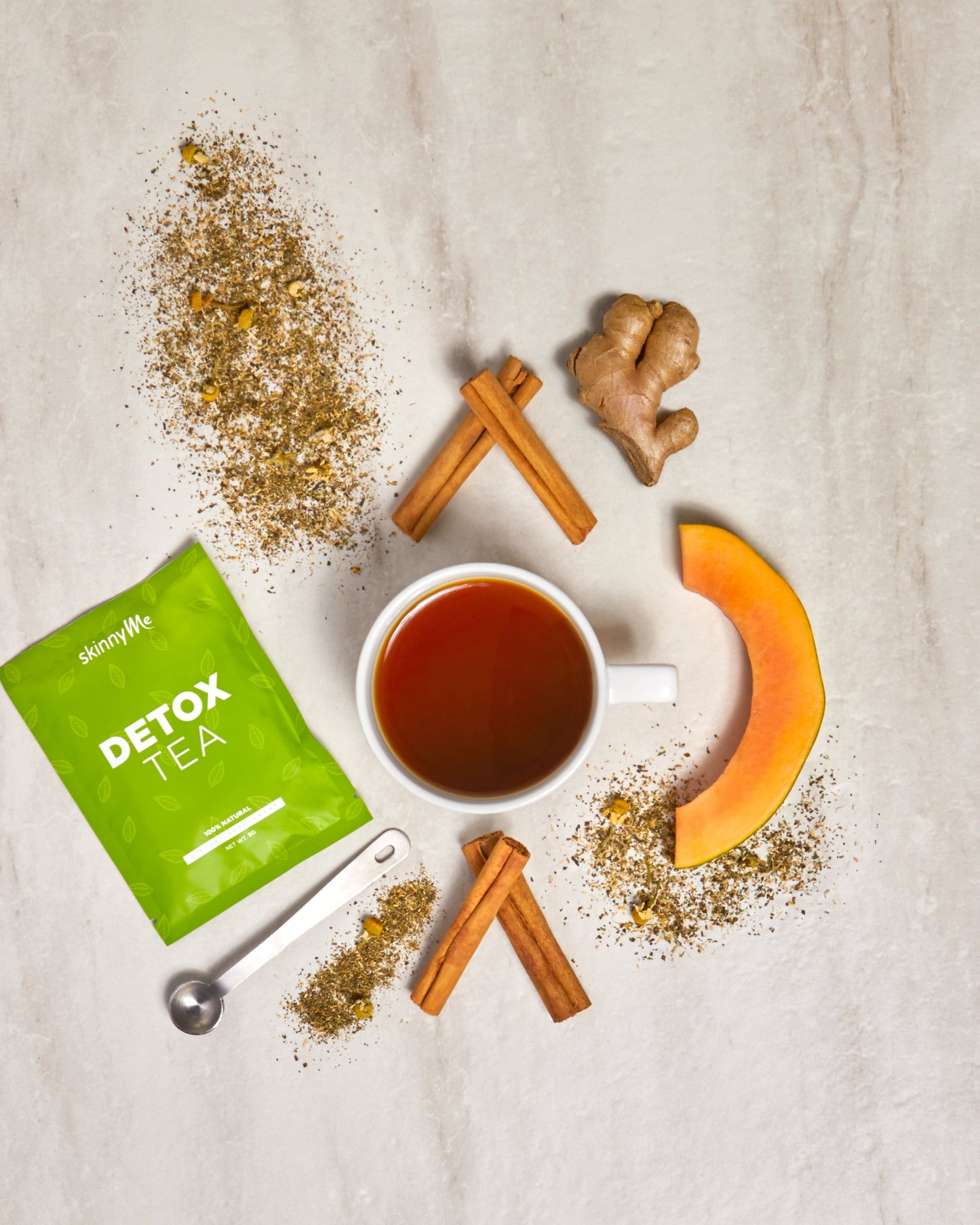 SkinnyMe Natural Detox Tea - Body Cleanse, Colon Cleanser and Detox